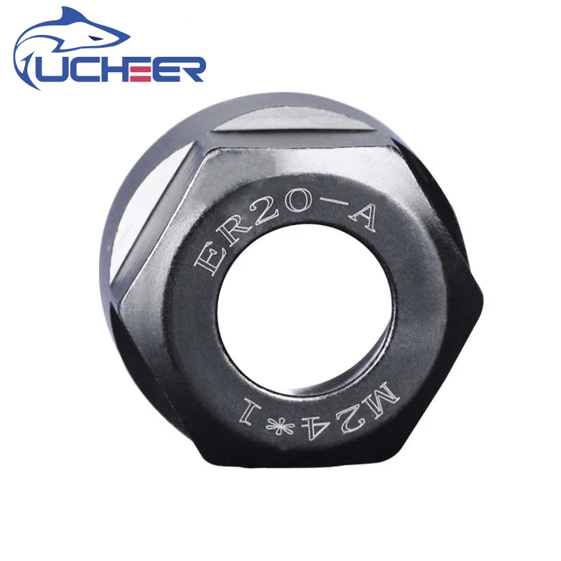 UCHEER 1pcs HRC52-55 High precision ER nut spindle fixture lock tip dynamic balancing CNC milling machine engraving accessories
UCHEER 1pcs HRC52-55 High precision ER nut spindle fixture lock tip dynamic balancing CNC milling machine engraving accessories