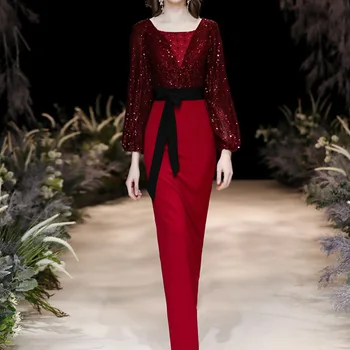 Vestido Cocktail Evening Dress Female 2020 New Toast Wine The Bride Show Thin Tail Winter Conference Host
Vestido Cocktail Evening Dress Female 2020 New Toast Wine The Bride Show Thin Tail Winter Conference Host