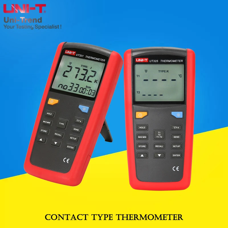 

UNI-T UT325 UT321 Contact Type Thermometer/Multi-type thermocouple thermometer circuit board solid surface/liquid/gas