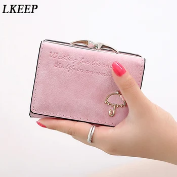 2020 Fashion Women PU Leather Wallet And Purses Small Umbrella Decoration Ladies Short Handbag Small Frosted Leather Card Holder
2020 Fashion Women PU Leather Wallet And Purses Small Umbrella Decoration Ladies Short Handbag Small Frosted Leather Card Holder