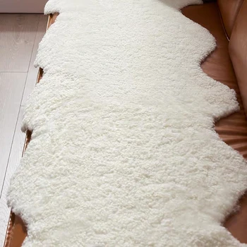Modern simple style genuine Australia sheepskin fur sofa mat 65x180cm natural shaped home decoration sheepskin rug 
Modern simple style genuine Australia sheepskin fur sofa mat 65x180cm natural shaped home decoration sheepskin rug