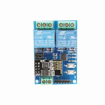 5V ESP8266 Dual WiFi Relay Internet of Things Smart Home Mobile Phone APP Remote Switch
5V ESP8266 Dual WiFi Relay Internet of Things Smart Home Mobile Phone APP Remote Switch