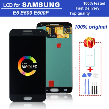 Original 5.0" Super AMOLED E5 LCD monitor for Samsung Galaxy E5 E500 E500F E500H E500M LCD digital touch screen LCD assembly
Original 5.0" Super AMOLED E5 LCD monitor for Samsung Galaxy E5 E500 E500F E500H E500M LCD digital touch screen LCD assembly