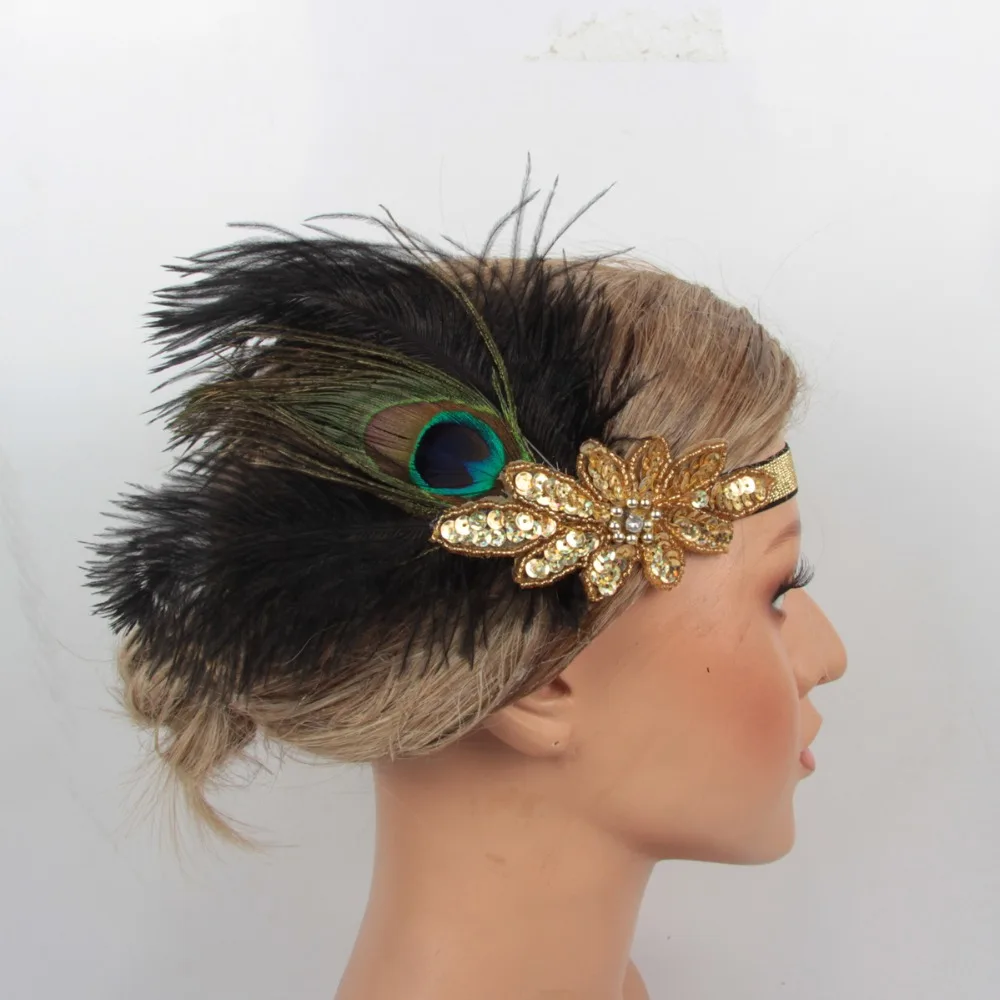 1920s-Hair-Accessories-Gold-Sequins-For-Costume (3)