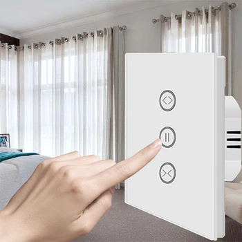 WiFi Smart Curtain Blind Switch For Electric Motorized Curtain Roller Shutter Works With Alexa Echo Google Home Smart Home
WiFi Smart Curtain Blind Switch For Electric Motorized Curtain Roller Shutter Works With Alexa Echo Google Home Smart Home