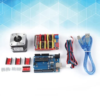For Quimat Arduino CNC Shield Contoller Kits with Stepper Motor for 3D Printer Nema 17 model, holding 26Ncm (36.8oz.in)
For Quimat Arduino CNC Shield Contoller Kits with Stepper Motor for 3D Printer Nema 17 model, holding 26Ncm (36.8oz.in)