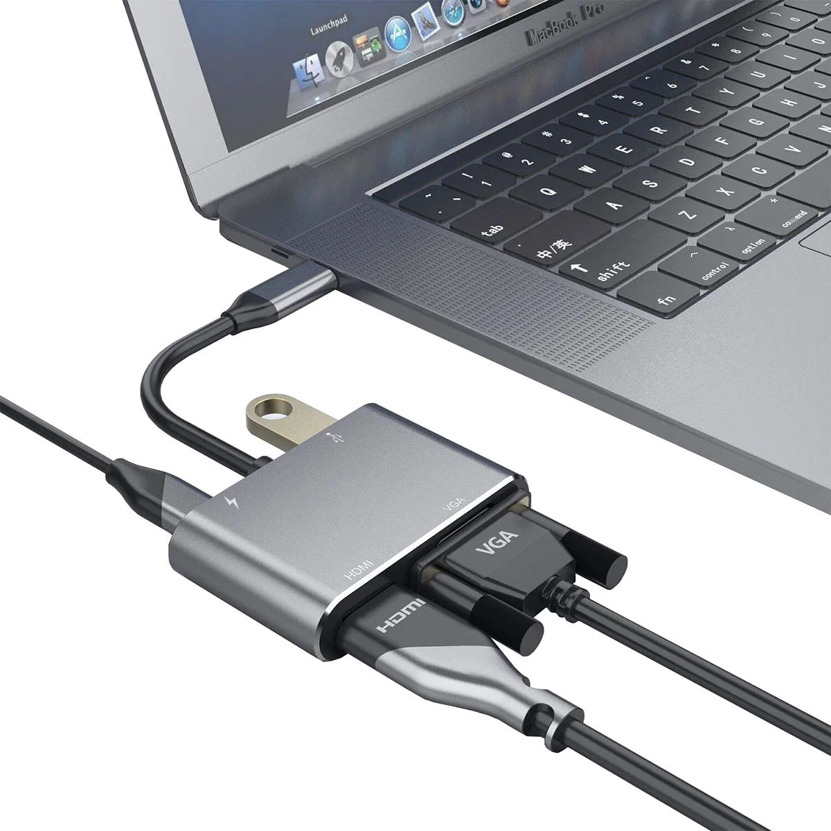 4 in1 USB C HDMI 4K VGA Adapter USB 3.1 Type C USB-C to VGA HDMI Audio Video Adaptor Converters For Macbook/2018 ipad Pro/XPS 13
4 in1 USB C HDMI 4K VGA Adapter USB 3.1 Type C USB-C to VGA HDMI Audio Video Adaptor Converters For Macbook/2018 ipad Pro/XPS 13