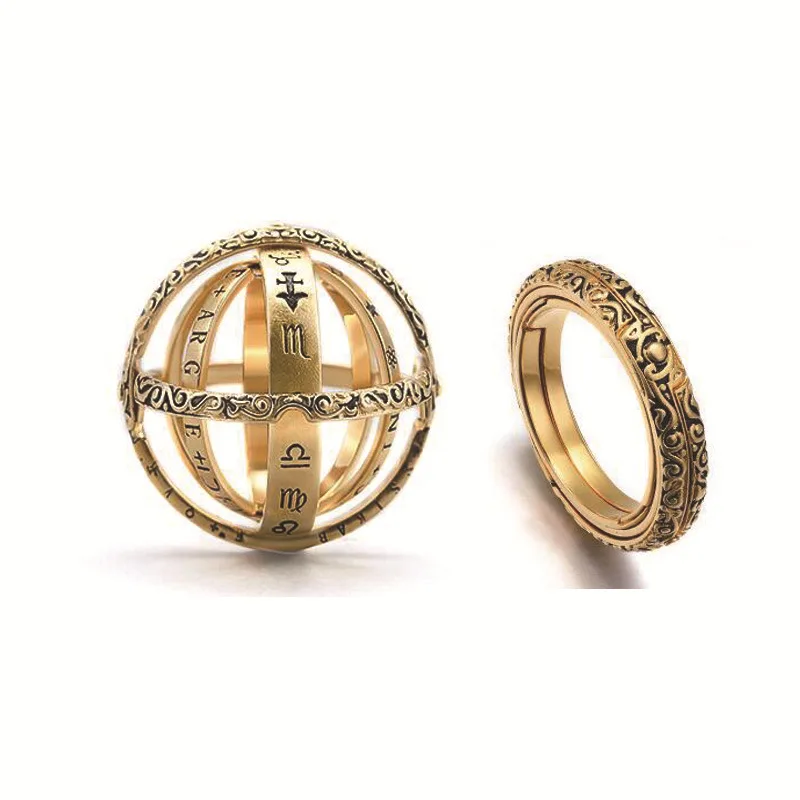 Creative Astronomical Ball Ring Transformed Personality Couple Jewelry Two Colours Are Optional
Creative Astronomical Ball Ring Transformed Personality Couple Jewelry Two Colours Are Optional