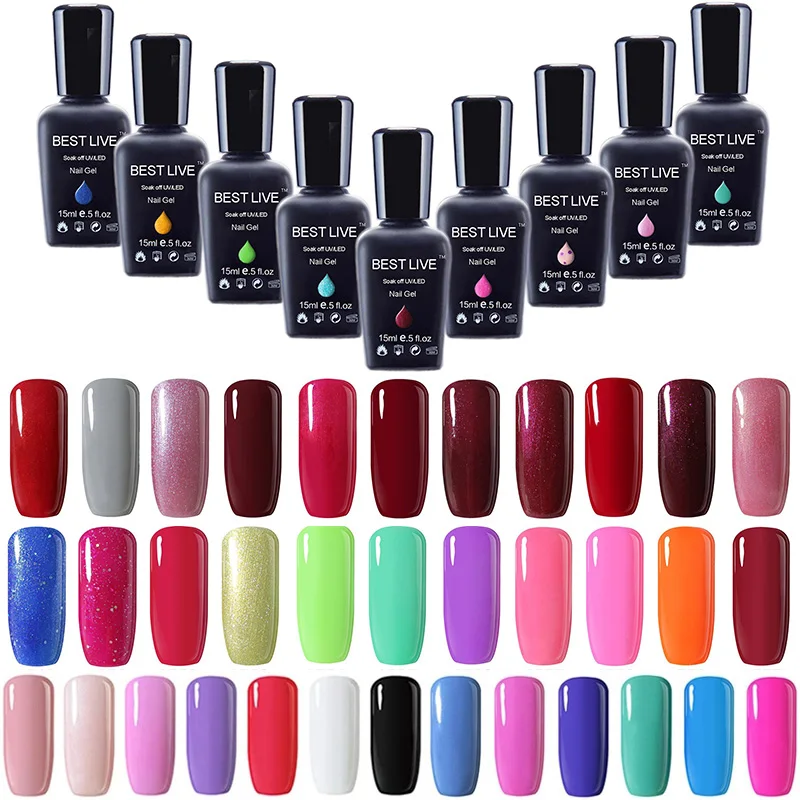BEST LIVE Charm Hybrid Gel Polish Set Semi Permanent Matte Top Coat UV LED Gel Varnish Soak Off Nail Art Varnish Gel Nail Polish
BEST LIVE Charm Hybrid Gel Polish Set Semi Permanent Matte Top Coat UV LED Gel Varnish Soak Off Nail Art Varnish Gel Nail Polish
