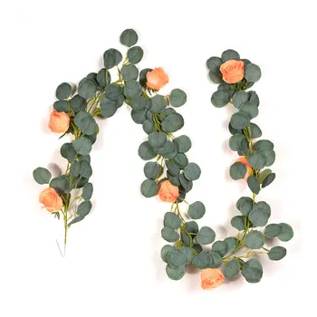 Simulation Plant Eucalyptus Garland Artificial Rose Silk Flowerr Greenery Eucalyptus Leaves For Wedding Backdrop Wall Decor
Simulation Plant Eucalyptus Garland Artificial Rose Silk Flowerr Greenery Eucalyptus Leaves For Wedding Backdrop Wall Decor