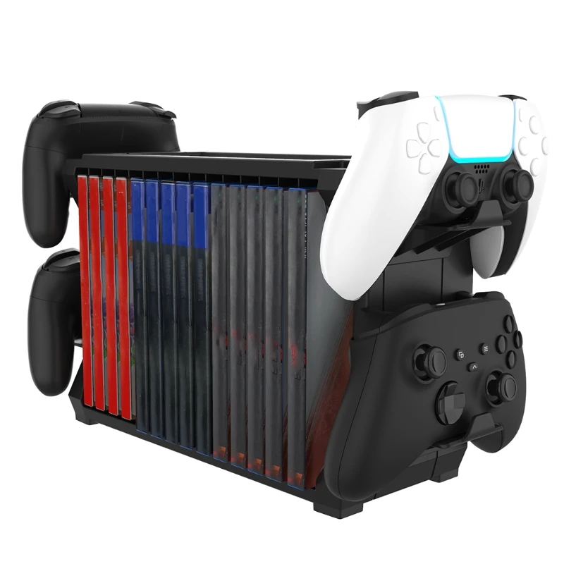 For Switch PS5 / PS4 / -XBOX S/X Series Disc Cuffie Rack di Archiviazione Suppor X3UB
For Switch PS5 / PS4 / -XBOX S/X Series Disc Cuffie Rack di Archiviazione Suppor X3UB