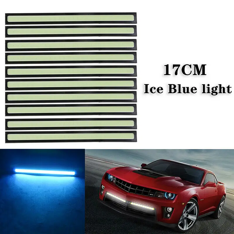 10/6/2pcs Ice Blue 17CM LED COB Fog Bulb Car DRL LED Strip Daytime Running Light Bar 12V Auto Interior Styling Lamp
10/6/2pcs Ice Blue 17CM LED COB Fog Bulb Car DRL LED Strip Daytime Running Light Bar 12V Auto Interior Styling Lamp