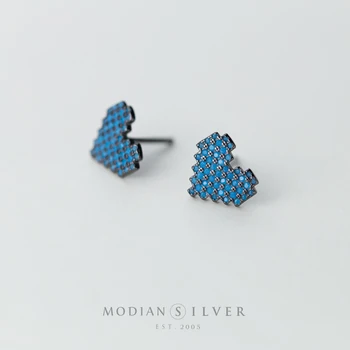 Modian Minimalist Blue Opal Vintage Heart Stud Earrings for Girls Lady Women 925 Sterling Silver Prevent Allergy Jewelry Brinco
Modian Minimalist Blue Opal Vintage Heart Stud Earrings for Girls Lady Women 925 Sterling Silver Prevent Allergy Jewelry Brinco
