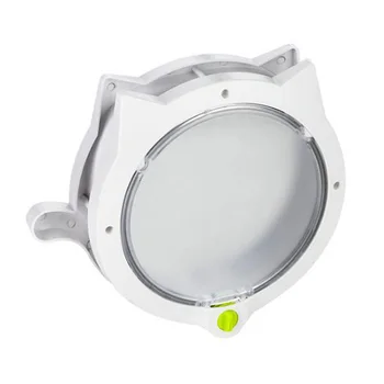 Small Pets Door Round Gate Cat Kitten Door with 4-way Lock Pet Plastic Window Lockable Safe Animal Dog Puppy Gate Pet Supplies