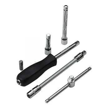 46pcs 1/4 Inch Socket Set Car Repair Tool Ratchet Set Torque Wrench Combination Repair Multifunction Tools Kit
46pcs 1/4 Inch Socket Set Car Repair Tool Ratchet Set Torque Wrench Combination Repair Multifunction Tools Kit