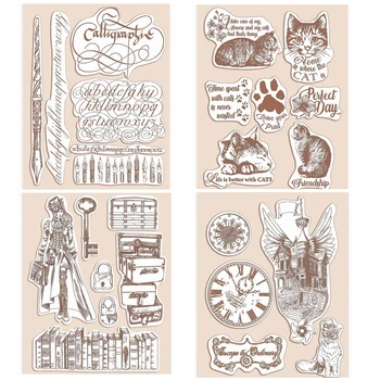 14 x 18 CM 2020 DIY New Clear Stamps For Scrapbooking And Card Making Cat Lady HD Natural Clear Stamp Account Craft Set
14 x 18 CM 2020 DIY New Clear Stamps For Scrapbooking And Card Making Cat Lady HD Natural Clear Stamp Account Craft Set