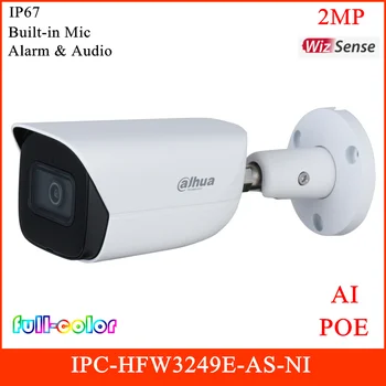 Dahua 2MP Full-color WizSense Network Camera Built-in Mic Smart H.265+ Supports 256G SD Card and 12V DC PoE IPC-HFW3249E-AS-NI
Dahua 2MP Full-color WizSense Network Camera Built-in Mic Smart H.265+ Supports 256G SD Card and 12V DC PoE IPC-HFW3249E-AS-NI