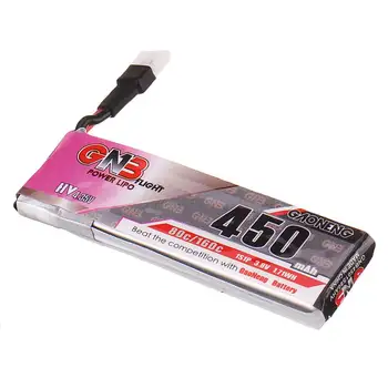 GAONENG GNB 4.35V 450mAh 1S 80C HV Battery PH2.0 Plug White Plug For E010 M80S Tiny7 RC Model
GAONENG GNB 4.35V 450mAh 1S 80C HV Battery PH2.0 Plug White Plug For E010 M80S Tiny7 RC Model