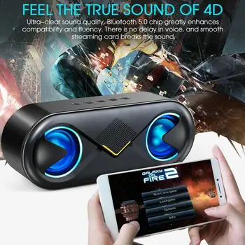 Wireless Loudspeaker FM Radio Alarm Clock TF Card Support Design Flas LED Bluetooth Songs Speaker Select Version M6 Cool 5 F7P9
Wireless Loudspeaker FM Radio Alarm Clock TF Card Support Design Flas LED Bluetooth Songs Speaker Select Version M6 Cool 5 F7P9