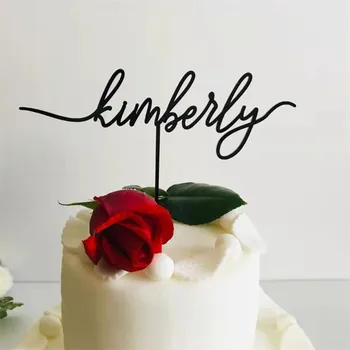 Personalized Name Cake Topper Custom Any Name Cupcake Bridal Wedding Cake Decoration Calligraphy Customized Birthday Cake Topper
Personalized Name Cake Topper Custom Any Name Cupcake Bridal Wedding Cake Decoration Calligraphy Customized Birthday Cake Topper