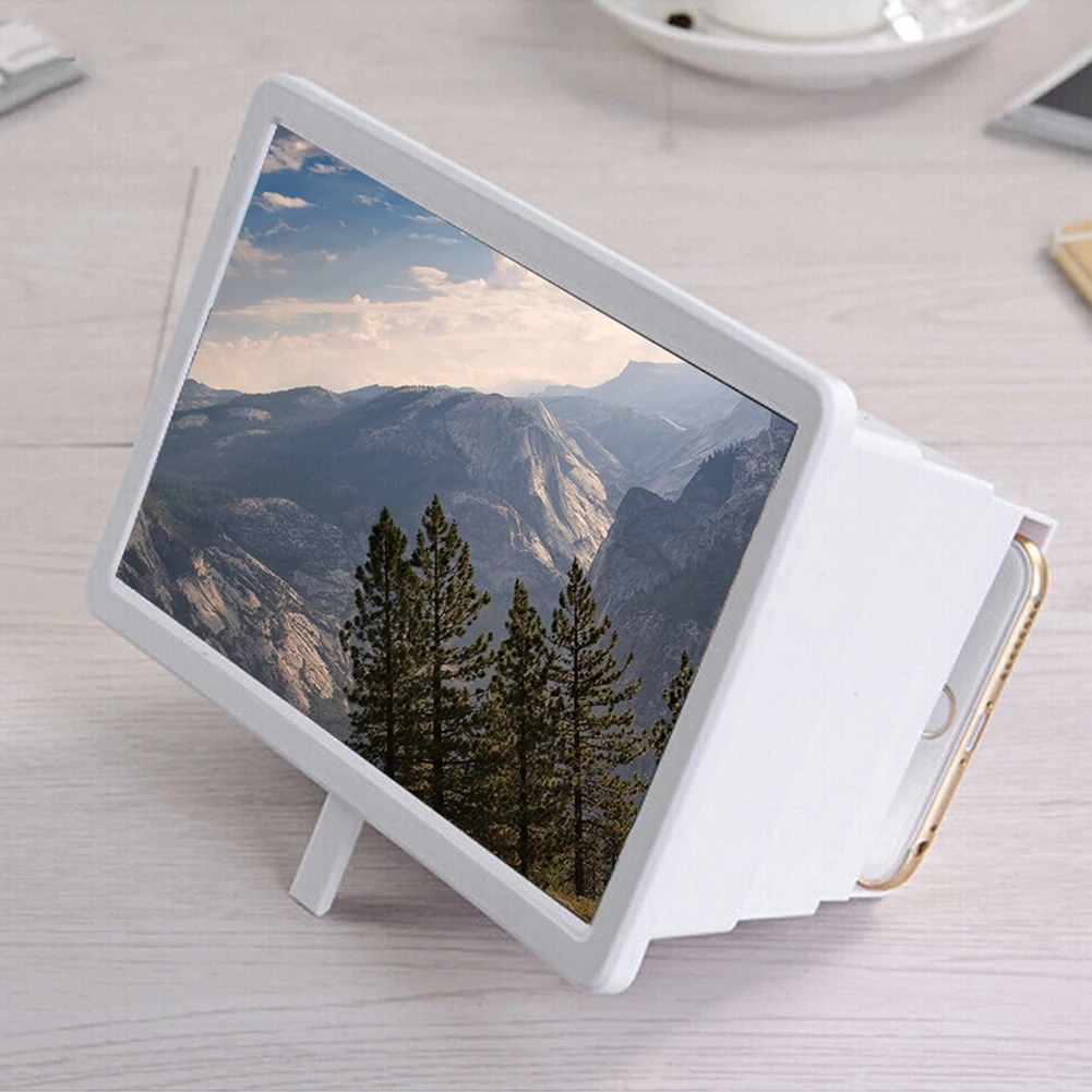 Bracket Universal Enlarged Screen Magnifier Amplifier 3D Video Expander Adjustable Desktop Eye Protection Stretch Mobile Phone | Мобильные
