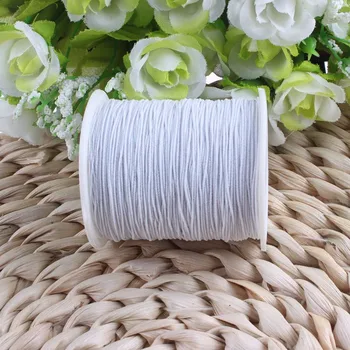 Pulaqi White Black Elastic Thread Polyester Thread Round Elastic Cord Thread Industry Fabric Supplier Accessory 200 Meters/Roll 
Pulaqi White Black Elastic Thread Polyester Thread Round Elastic Cord Thread Industry Fabric Supplier Accessory 200 Meters/Roll