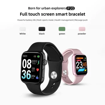 P20 Smart Watch Bracelet Full Touch Screen Fitness Tracker Heart Rate Monitor Blood Pressure Sports Health Tracker Wristband
P20 Smart Watch Bracelet Full Touch Screen Fitness Tracker Heart Rate Monitor Blood Pressure Sports Health Tracker Wristband