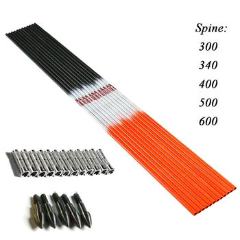 12Pcs Linkboy Archery Carbon Arrow Shafts ID6.2mm Spine300-600 +Insert Point Arrow Point 75gr Accessories Compound Bow Hunting
12Pcs Linkboy Archery Carbon Arrow Shafts ID6.2mm Spine300-600 +Insert Point Arrow Point 75gr Accessories Compound Bow Hunting