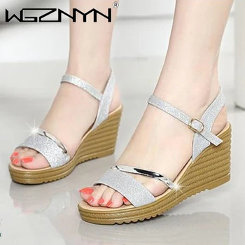 Brand Women's Sandals Summer Thick Bottom Wedge Heel Shoes Women Casual High Heels Open Toe Thick Bottom Shoes Zapatos De Mujer
Brand Women's Sandals Summer Thick Bottom Wedge Heel Shoes Women Casual High Heels Open Toe Thick Bottom Shoes Zapatos De Mujer