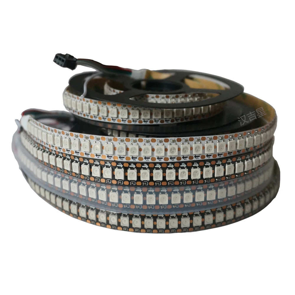 DC5V 1M WS2812B RGB LED Strip white/black PCB 144 Pixels IC built-in Individually Addressable 144leds/m Digital 5050 SMD
DC5V 1M WS2812B RGB LED Strip white/black PCB 144 Pixels IC built-in Individually Addressable 144leds/m Digital 5050 SMD