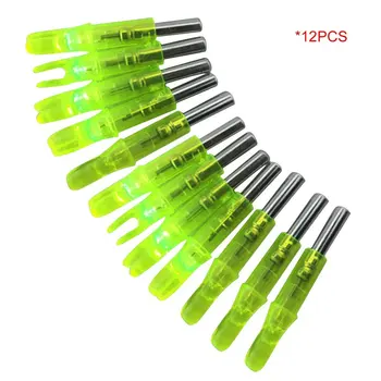 12PCS/SET Super Bright LED Luminous Arrow Nock Tail Outdoor Hunting Shooting Archery Arrow Bow Dual Tail Inside Light Drop Ship
12PCS/SET Super Bright LED Luminous Arrow Nock Tail Outdoor Hunting Shooting Archery Arrow Bow Dual Tail Inside Light Drop Ship