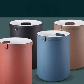 Trash Can Leather Storage Uncovered Trash Can Household Waste Sorting Four-color Model House Software Designer
Trash Can Leather Storage Uncovered Trash Can Household Waste Sorting Four-color Model House Software Designer