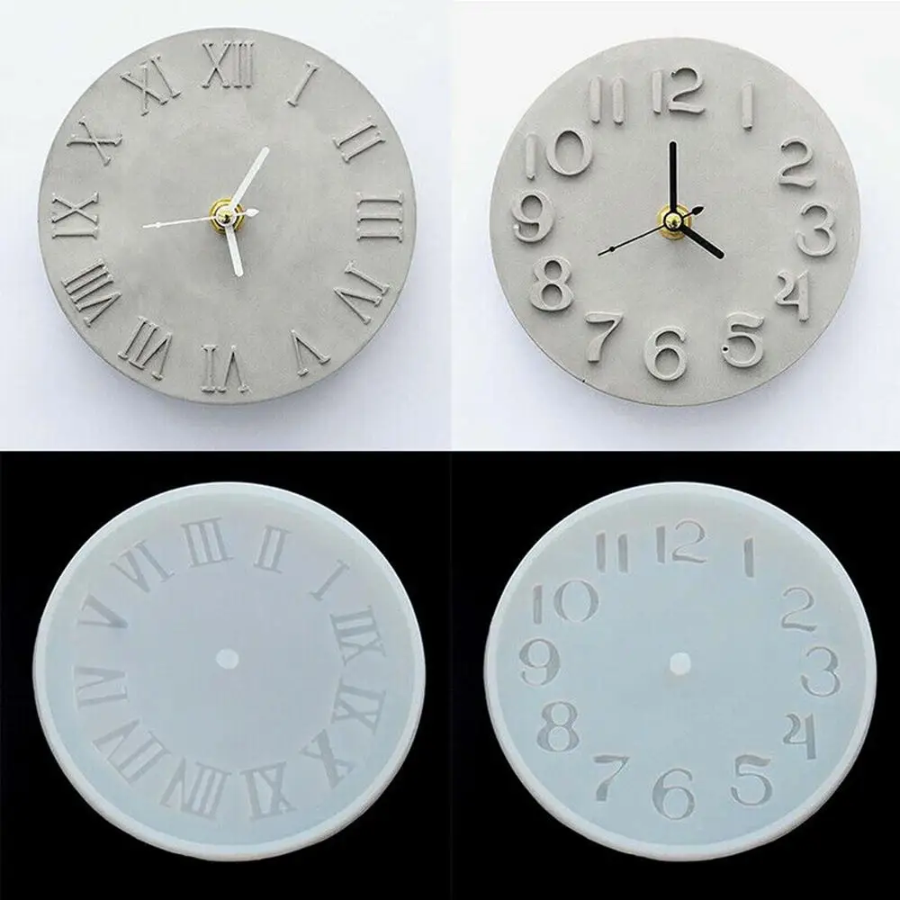 DIY Cement Concrete Silicone Mold DIY Craft Clock Making Clay Plaster Clay Cement Clock Mould Tool For Home Supplies
DIY Cement Concrete Silicone Mold DIY Craft Clock Making Clay Plaster Clay Cement Clock Mould Tool For Home Supplies