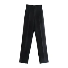 2022NEW Women Chic Fashion Office Wear Straight Pants Vintage High Waist Zipper Fly Female Trousers
2022NEW Women Chic Fashion Office Wear Straight Pants Vintage High Waist Zipper Fly Female Trousers
