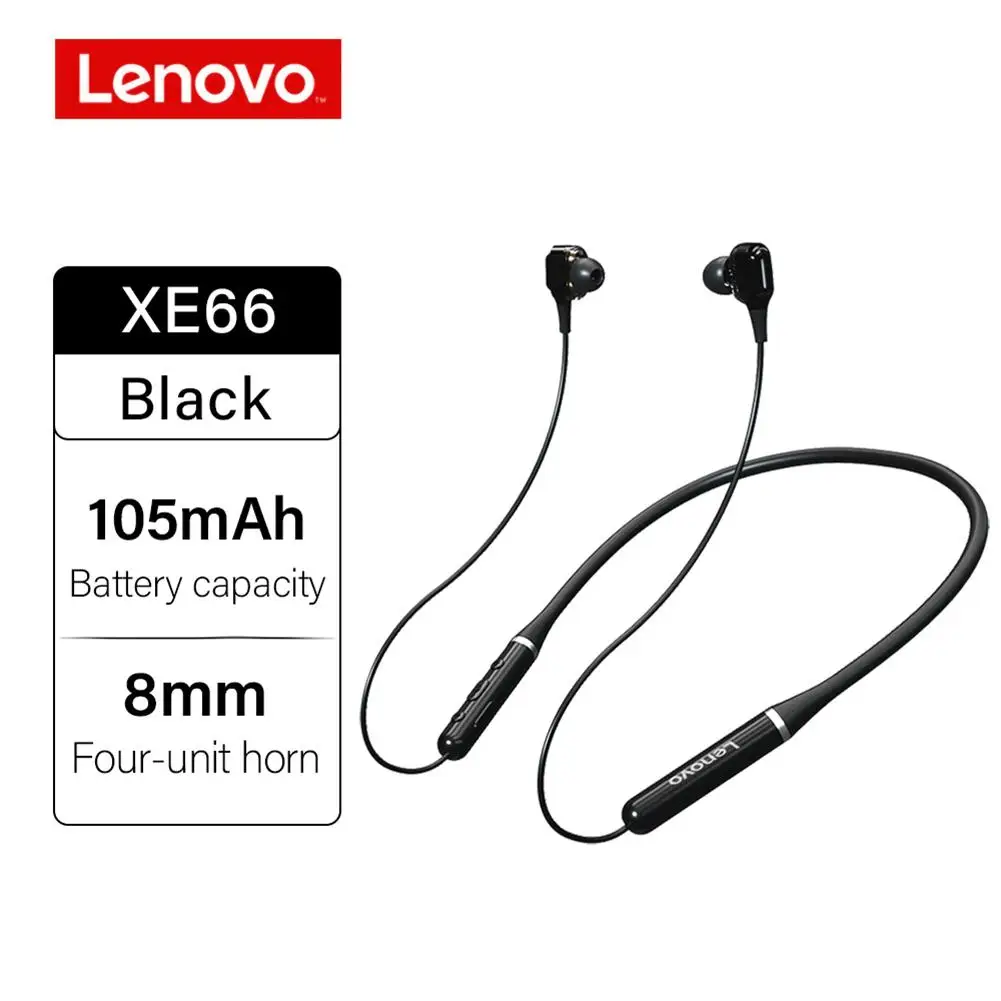 Беспроводные наушники Lenovo Xe66 Bt5.0 стерео музыкальные 8d Surround спортивная Гарнитура