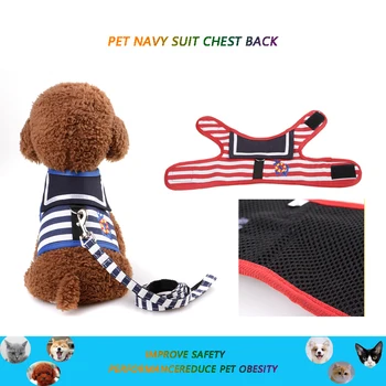 Soft And Breathable Navy Style Leash Set For Pet Dog Chest Back Clothes For Small And Medium-Sized Dogs Cats Teddy Pet Supplies
Soft And Breathable Navy Style Leash Set For Pet Dog Chest Back Clothes For Small And Medium-Sized Dogs Cats Teddy Pet Supplies