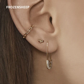 FROZENSHEEP 2020 New paper clip shape Ear Cuff Set for Women fashion 4pcs/set Simple Circle Ear Clips boho statement earrings
FROZENSHEEP 2020 New paper clip shape Ear Cuff Set for Women fashion 4pcs/set Simple Circle Ear Clips boho statement earrings
