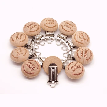 Wooden Pacifier Clip Does 5PCs Not Contain Chemical Composition Two Letter Printing DIY Gift Baby Pacifier Chain Accessories
Wooden Pacifier Clip Does 5PCs Not Contain Chemical Composition Two Letter Printing DIY Gift Baby Pacifier Chain Accessories