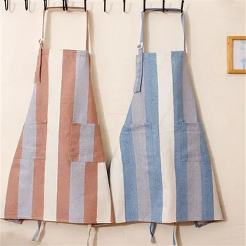 Kitchen Aprons Stripe Solid Color Simple Cotton Oil-proof Cleaning Kitchen Cooking Restaurant Men And Women Half-bakers Overalls
Kitchen Aprons Stripe Solid Color Simple Cotton Oil-proof Cleaning Kitchen Cooking Restaurant Men And Women Half-bakers Overalls