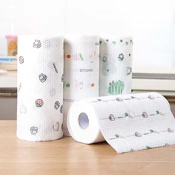 Cute Cartoon Pattern Disposable Paper Towels for Kitchen Cleaning Dishwashing Super Absorbent Towels 1 Roll
Cute Cartoon Pattern Disposable Paper Towels for Kitchen Cleaning Dishwashing Super Absorbent Towels 1 Roll