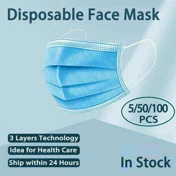 Ship within 24 hours Disposable Face Mask 3-layers Melt-blown Non-woven Anti Dust Mouth Prevent Masks
Ship within 24 hours Disposable Face Mask 3-layers Melt-blown Non-woven Anti Dust Mouth Prevent Masks