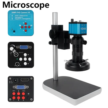 130X Lens Digital Microscope VGA Hdmi USB For Electronics Full HD Microscope Camera Soldering Electron Microscope LED Light 38MP
130X Lens Digital Microscope VGA Hdmi USB For Electronics Full HD Microscope Camera Soldering Electron Microscope LED Light 38MP