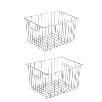 2 Pack Food Drink Storage for Kitchen Cabinets,Farmhouse Decor Organizer Storage Bin with Handles White
2 Pack Food Drink Storage for Kitchen Cabinets,Farmhouse Decor Organizer Storage Bin with Handles White