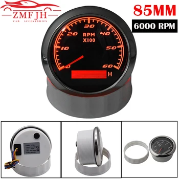 6K Boat Tachometer Marine Tacho Meter Gauge LCD Hourmeter 12V/24V 6000RPM 85mm Car Tachometer Toerenteller Speedometer Boat Car
6K Boat Tachometer Marine Tacho Meter Gauge LCD Hourmeter 12V/24V 6000RPM 85mm Car Tachometer Toerenteller Speedometer Boat Car