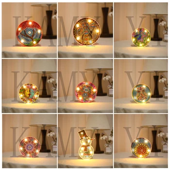 New 5D DIY Diamond Painting LED Lamp Light Snowman Special Shaped Mosaic Embroidery Owl Unfinished Kit Christmas Gift 
New 5D DIY Diamond Painting LED Lamp Light Snowman Special Shaped Mosaic Embroidery Owl Unfinished Kit Christmas Gift
