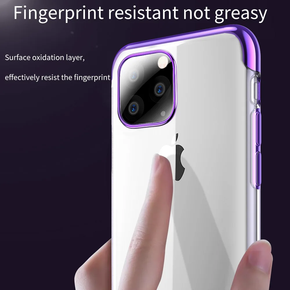 Силиконовые ТПУ чехлы SmartDevil с покрытием для iPhone 11 Pro Max чехол телефона мягкий