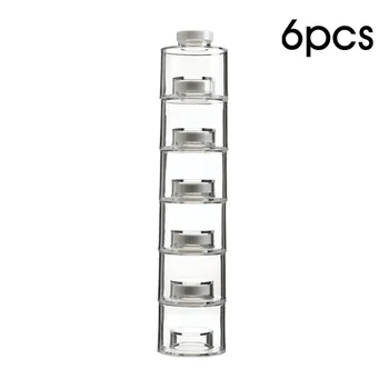 6 Layers Spice Jar Spice Tower 6pcs Self-Stacking Spice Bottles Container Salt and Pepper Seasoning Organizer Kitchen Gadgets
6 Layers Spice Jar Spice Tower 6pcs Self-Stacking Spice Bottles Container Salt and Pepper Seasoning Organizer Kitchen Gadgets