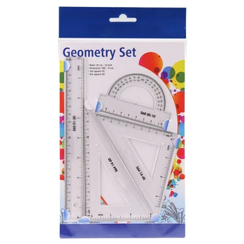 4Pcs Mathematics Geometry Set Ruler Drawing Tools Stationery School Office Supply UY8
4Pcs Mathematics Geometry Set Ruler Drawing Tools Stationery School Office Supply UY8