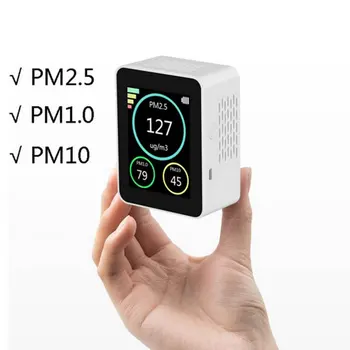 Without Wireless Digital PM2.5 PM1.0 PM10 Temperature Humidity Haze Content Dust Detection Air Detector
Without Wireless Digital PM2.5 PM1.0 PM10 Temperature Humidity Haze Content Dust Detection Air Detector