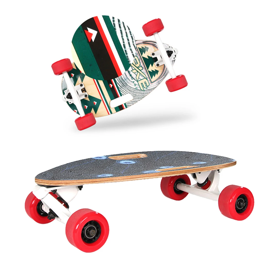 Portable Mini Complete Skateboard Water Drop Shape Maple Longboard for Urban Commuters with Repair T Wrench Carry Bag & Stickers
Portable Mini Complete Skateboard Water Drop Shape Maple Longboard for Urban Commuters with Repair T Wrench Carry Bag & Stickers